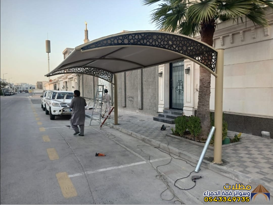 تركيب مظلات سيارات حي العلا